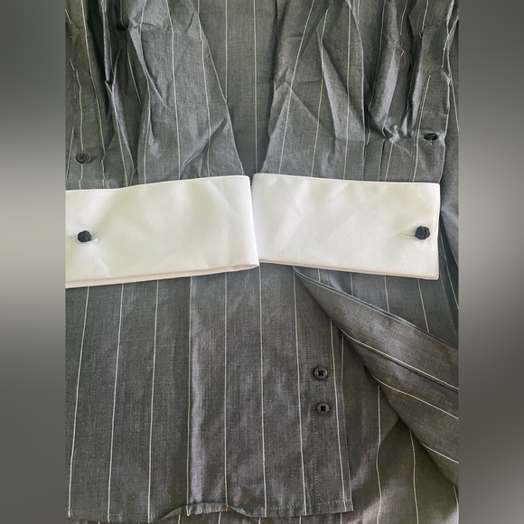 Steven land men’s dress shirt NWT gray 3X-4X - Picture 7 of 7